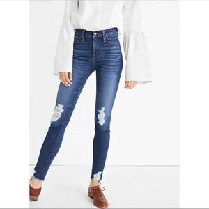 Madewell 9" High-Rise Skinny Jeans: Destructed Edition Size 27